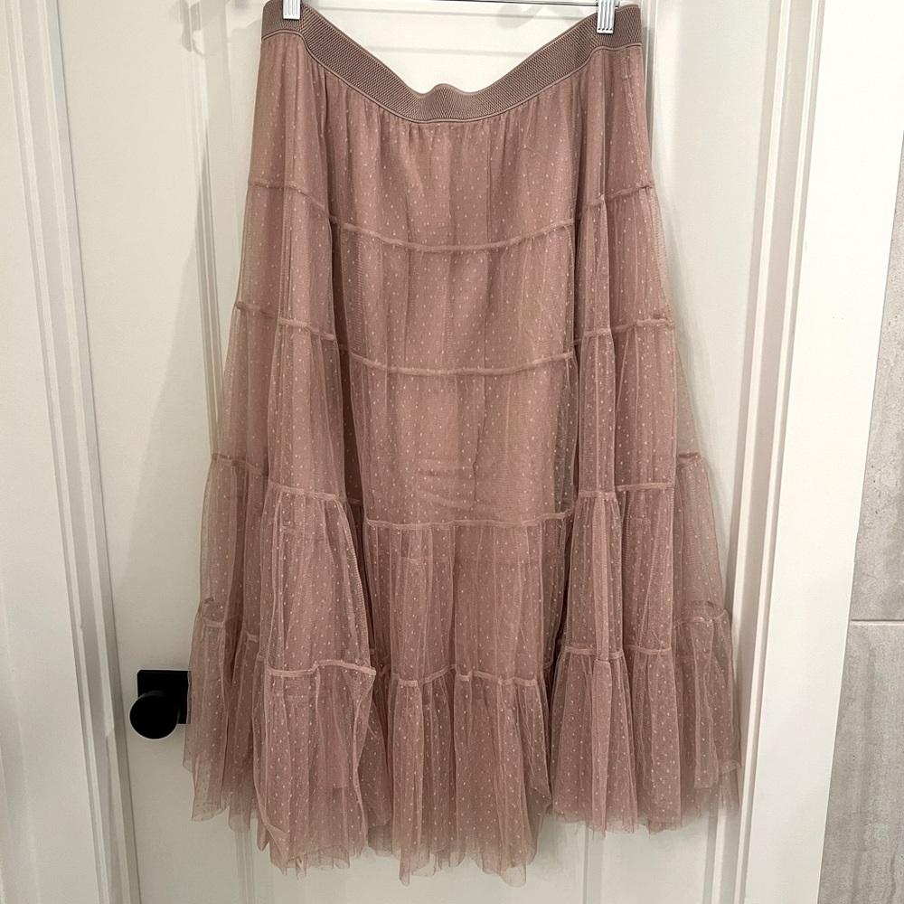 Tulle Maxi Skirt